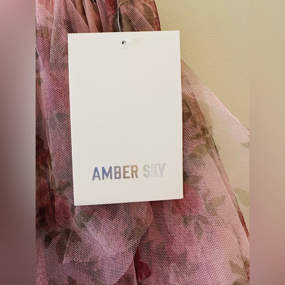 Amber Sky Romantic Coquette
Floral Tulle Midi Multi Layered Skirt Pink Sz Small - Picture 2 of 16